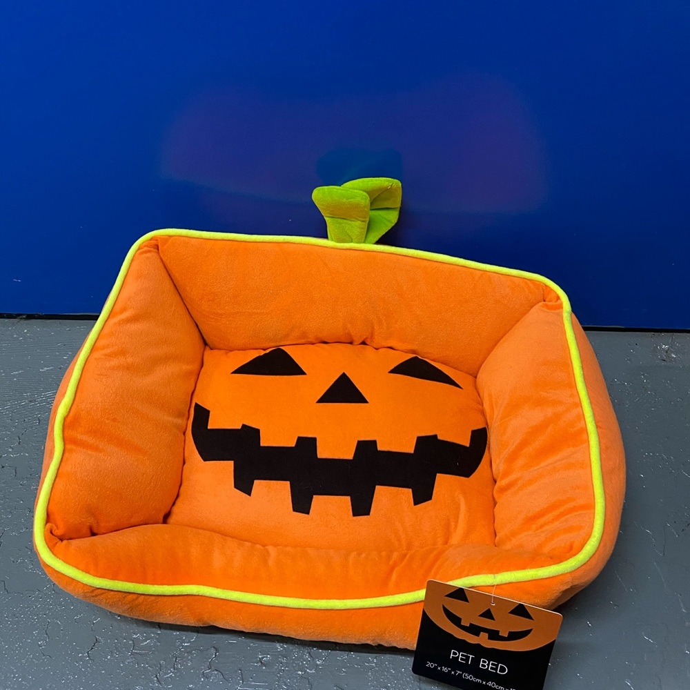 Halloween Pumpkin Dog Pet Bed